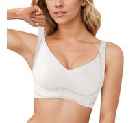 Soutien Gorge Invisible Soutien Gorge sans Armature Brassiere Femme Tous Les Jours Blocs De Couleur Seamless T-Shirt Bra Soutien Doux Petits Seins Respirant Anti-Glisse