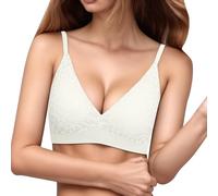 Soutien Gorge Invisible Soutien Gorge sans Armature Brassiere Femme Tous Les Jours Gel Jelly Lift Up Soutien Doux Seamless Collecte Latérale Demi-Bonnet Fixe Effet Goutte D’Eau