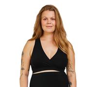 Soutien-gorge maternité allaitement sans couture respirant Noir S/M