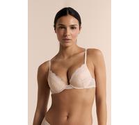 Soutien-gorge N.2 - Le push-up plongeant en dentelle - Idole - 85C - Rose - Femme - Etam