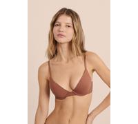 Soutien-gorge N.2 - Le push-up plongeant - Pure Fit - 90A - Marron Brun - Femme - Etam