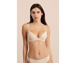 Soutien-gorge N.2 - Le push-up plongeant - Pure Fit - 90B - Lin - Femme - Etam