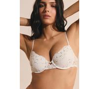 Soutien-gorge N.4 - Le coques fines - Bouquet - 90E - Blanc - Femme - Etam