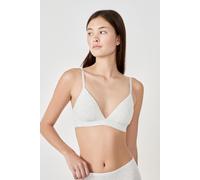 Soutien-gorge N.8 - Le triangle sans armatures - Coton 360 - XL - Silver - Femme - Etam