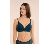 Soutien-gorge N.8 - Le triangle sans armatures en dentelle - Aura - 100C - Indigo Fonce - Femme - Etam