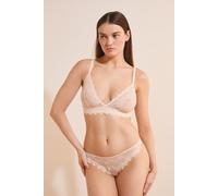 Soutien-gorge N.8 - Le triangle sans armatures en dentelle - Eclipse - 85C - Rose - Femme - Etam