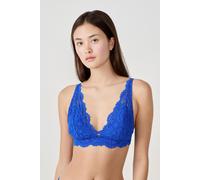 Soutien-gorge N.8 - Le triangle sans armatures - Legende - 85D - Bleu - Femme - Etam