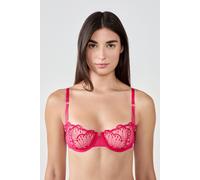Soutien-gorge N.9 - Balconnet en broderie florale - Nayade - 90B - Fuchsia Clair - Femme - Etam