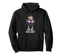 Soutien-Gorge Noir Mouton drôle Animal Jeu de Mots Sweat à Capuche