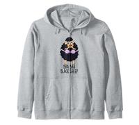 Soutien-Gorge Noir Mouton drôle Animal Jeu de Mots Sweat à Capuche