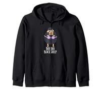 Soutien-Gorge Noir Mouton drôle Animal Jeu de Mots Sweat à Capuche