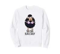 Soutien-Gorge Noir Mouton drôle Animal Jeu de Mots Sweatshirt