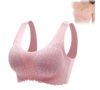 Soutien-Gorge Nula Lift, Soutien-Gorge Anti-affaissement Noola Lift, Soutien-Gorge Respirant Cool Liftup Air, Soutien-Gorge De Sport à Maintien Complet Grande Taille (2XL,Rose)