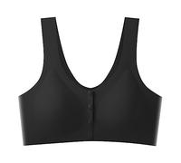 Soutien Gorge Ouvert Devant sans Armature, Ouverture Devant sans Couture sous-Vêtements,Grande Taille Confort Sports Bra, Basique Fitness Bustier, pour Femmes Sexy Chic Brassière