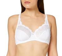Playtex Femme Avec Armatures Microfibre Flower Elegance Maintien Et Confort X1 Soutien-Gorge, Blanc, 110B EU