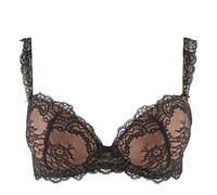 Soutien-Gorge Plongeant Coque Noir