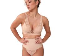 Soutien-gorge plongeant femme Scandale Ã©co-lingerie Sensual Beige 80D