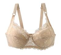 Soutien-gorge pour femme avec armatures et dentelle - Grandes tailles avec bretelles réglables - Soutien confortable - Élégante - Vintage - Bien-être Dirndl - Maintien solide - Sous-vêtements push-up