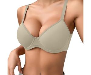 Soutien-gorge pour femme avec armatures Super Push Up Maximizer pour petits seins Extrêmement rembourré Balconette Underwired Bra, Vert menthe., 90B