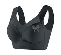 Soutien Gorge pour Femme léger sans Armature Effet Push up Style débardeur Lingerie nœud Papillon Strass Confortable et féminin pour Un Style Romantique et Girly au Quotidien