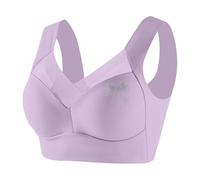 Soutien Gorge pour Femme léger sans Armature Effet Push up Style débardeur Lingerie nœud Papillon Strass Confortable et féminin pour Un Style Romantique et Girly au Quotidien