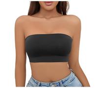 Soutien-gorge pour femme, pas en grande taille, tombe de la poitrine de la fille, avec une ligne sur les épaules, haut à langer, sous-vêtement de soutien, Noir , XL