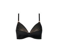 Soutien-gorge prÃ©formÃ© sans armatures femme Lisca Princess Noir 90B