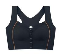 Soutien Gorge Push Up Dos Nu,Femmes Sexy Dentelle Devant Boucle Imprime sous-Vêtements sans Jantes Gilet Dentelle Grande Taille Soutien-Gorge sous-Vêtements