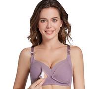 Soutien Gorge Push Up Femme - Soutien-Gorge d'allaitement maternité Confortable sans Coutures ni Armatures pour Un Maintien Optimal Jour et Nuit