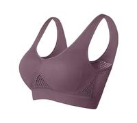 Soutien Gorge Push Up Femme Soutien Gorge Sport Maintien Extreme, BrassièRe Grande Taille Respirante Et Confortable en Maille Filet Anti Affaissement sans Couture Yoga Sexy