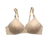 Soutien-gorge push-up rembourré sans couture pour femme - Confortable et réglable - Sensation zéro - Bretelles multivoies - Soutien-gorge dos nu convertible, kaki, XL