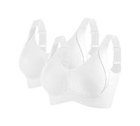 Soutien-gorge push-up sans armatures pour femme, sans armature, doux et confortable pour seins affaissés, fin et doux, sensation zéro sensation, C, 3XL