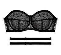 Soutien-gorge push-up sans couture pour femme - Grande taille - Soutien-gorge push-up doux et confortable - Pour poitrine affaissée - Avec rallonge supplémentaire, claire, 64