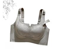 Soutien-gorge push-up sans fil confortable à porter sur mesure - Couverture complète - Soutien quotidien, Vert, XXL