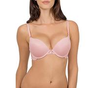 Soutien-Gorge Push-up Sexy pour Femme avec Ailes en Dentelle, sans Rouge - Rose - 100C