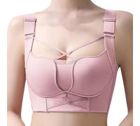 Soutien Gorge Push Up, Soutien Gorge Confortable Gainant sans Armatures à Bretelles Couvrantes Grande Taille avec Maintien Latéral Et Effet Liftant