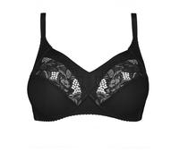 Soutien-gorge sans armature coton plus femme Sans Complexe Lingerie D'Arum Noir 90B