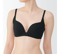 Soutien-gorge sans armature en mélange de coton avec maintien latéral pour femme. Marron Moka S+
