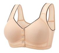 Soutien-Gorge sans Armature Femme Grande Taille Confortable Et Ultra Fin sans Baleines Modèle Européen Et Discret pour Un Usage Quotidien Et Un Confort Optimal(Beige, XXXL)