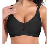 Soutien Gorge sans Armature Femme Soutien Gorge Decollete Plongeant, BrassièRe Forte Poitrine Confortable Ultra Doux Toutes Saisons pour Quotidiennes De Sport pour La Maison