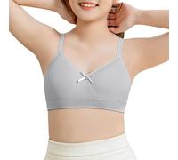 Soutien Gorge sans Armature Fille Soutien Gorge Forte Poitrine, Brassière De Sport Léger sans Coutures Rembourré Anti-Transparence Respirant Couleur Unie Basique
