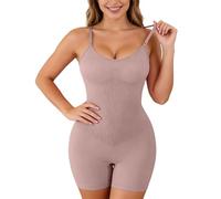 Soutien Gorge sans Armature Gaine Haute sans Coutures à Maintien Intégral pour Un Effet Amincissant Immédiat et Un Port Confortable sous Vos Vêtements (Khaki, XL)