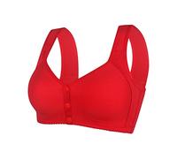Soutien Gorge sans Armature Grande Taille Femme Soutien Gorge Fermeture Devant - BrassièRe Forte Poitrine Push Up Sport Confortable Respirant Doux pour Dormir Au Quotidien
