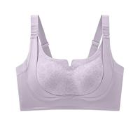Soutien Gorge Sans Armature Grande Taille Push up Sexy Classiques Invisible Confort sculptant Brassiere Bretelles Réglable Anti Affaissement Sans Coutures avec Coussinets Soft Respirant Soutiens-gorge