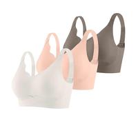 Soutien Gorge Sans Armature Push Up - Ensemble De Soutiens Gorge De Sport Sans Coutures Pour Femme Soutien Gorge De Sport RéGlable IdéAl Pour Les Loisirs Et L'EntraîNement à La Maison Toutes Saisons