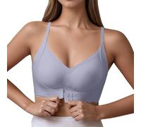 Soutien Gorge sans Armature Push Up Soutien Gorge Femme Léger Extensible-Soutien-Gorge spécial Femme avec Un Bouton sur Le Devant pour Mettre en Valeur Une Poitrine Large et Plate