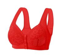 Soutien Gorge sans Armature sans Confort Apres Operation Enfile Brassiere Femme Dos Nageur 2XL Sport Chair Brassière Dentelle Blanche Grande Taille Forte Poitrine Ouverture Devant Soutiens