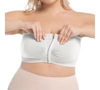 Soutien Gorge sans Armature, Soutien Gorge Coque Grande Taille Transparent Couleur Chair Invisible Brassiere Bebe Naissance Fille Dentelle sans Armature Femme 6XL Breastfeeding Cover Bra Bandeau