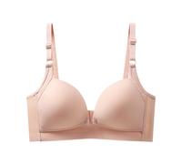 Soutien Gorge sans Armature Soutien-Gorge d'allaitement Solide pour Femmes,avec Bouton Avant,affaissement de la mère Enceinte,Grande Tasse,rétraction du Sein(42)