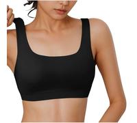 Soutien Gorge sans Armature, Soutien Gorge Genie Bra Dos Transparent Crochet pour Bretelle Brassiere Bebe Naissance Fille Femme Microfibre Nu Soutient Grossesse sous-Vêtements De Sport Brassière